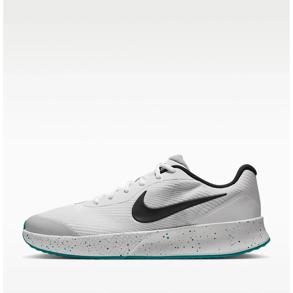 Mens Size 11.5- Nike Vapor Lite 3 White Black Court Tennins Shoes FZ2155-125 NEW
